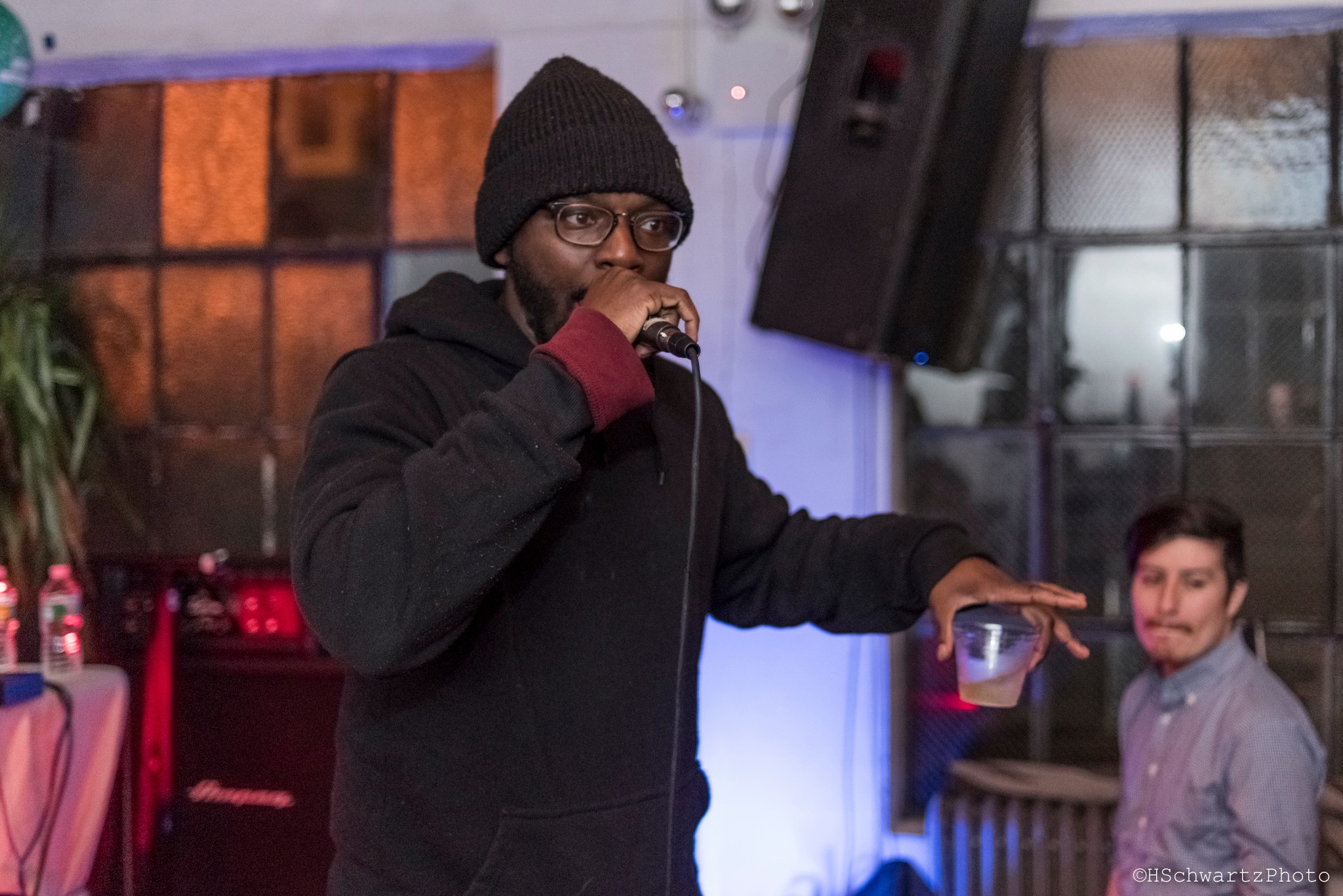 Denmark Vessey performs with Quelle Chris at Sound Ceremony 02